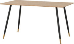 Seconique Hamilton Large Dining Set Oak Effect With 6 Brown Faux Leather Athens Chairs - thumbnail 9