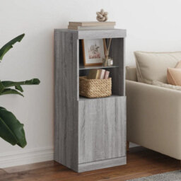 Berkfield Sideboard With Led Lights Grey Sonoma 41X37X100 Cm - thumbnail 1