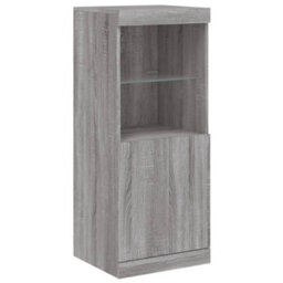 Berkfield Sideboard With Led Lights Grey Sonoma 41X37X100 Cm - thumbnail 5