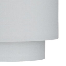 First Choice Lighting Lamp Grey 2 Tier Ceiling Lamp Shade - thumbnail 5