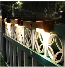 16Pcs Solar Led Outdoor Garden Deck Stairs Lights Waterproof Warm White - thumbnail 3