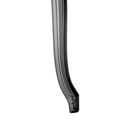 Beliani Transparent Black Polycarbonate Dining Chairs Stackable Set Of 2 - Gloss Finish, No Assembly Required - thumbnail 9