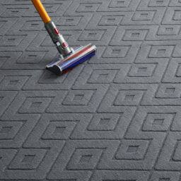 Bedlooms Grey High Low Pile Rug 60X110Cm, Soft Thick Piles,  Zig Zag Pattern, Hallway Runner And Area Rugs - thumbnail 5