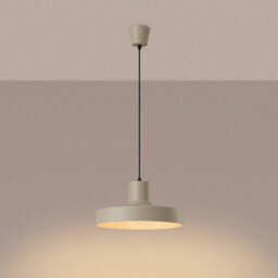 Sollux Lighting Bilo Steel Taupe 1 Lights Modern Pendant Lamps - thumbnail 3