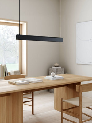 Nordlux Beau Metal Pendant Light Bulb Included Black,mains - image 1
