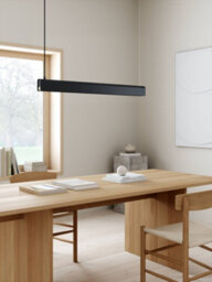 Nordlux Beau Metal Pendant Light Bulb Included Black,mains - thumbnail 4