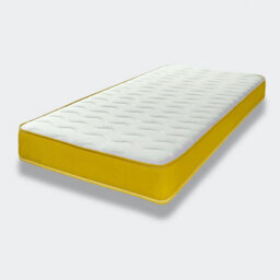 eXtreme Comfort Ltd Cooltouch Colours White Wave Hybrid Memory Foam & Pinna-Coil Innerspring Mattress With Yellow Border 5Ft King Size - thumbnail 3