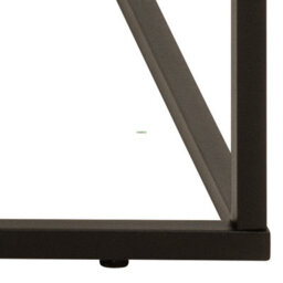 Furniture To Go Barossa Coffee Table With Light Oak Top & Black Steel Base 110X55X45Cm - thumbnail 7