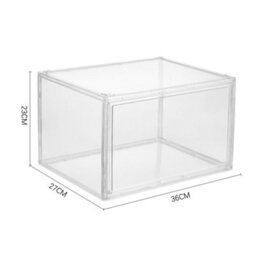 Living And Home Transparent Shoe Storage Box Shoe Organiser Dispaly Case - thumbnail 5