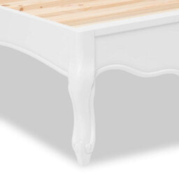 Statement Furniture Juliette French Style 6Ft Super King Bed With Upholstered Headboard - White - thumbnail 5