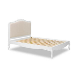 Statement Furniture Juliette French Style 6Ft Super King Bed With Upholstered Headboard - White - thumbnail 8