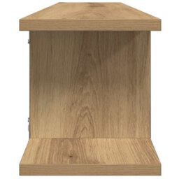Berkfield Durable Wall Shelves 2 Pcs Artisan Oak 75X18X20 Cm Engineered Wood - thumbnail 6