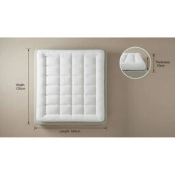 Hotel Quality Mattress Topper 10Cm Deep Thick Microfiber Single Double King Size Double - thumbnail 2