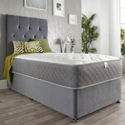 Aspire Cool Touch Diamond Memory Foam & Bonnell Spring Hybrid Mattress, Size Small Double