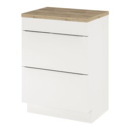 GoodHome Imandra Gloss White Freestanding Bathroom Cabinet (H) 820mm (W) 600mm - thumbnail 8