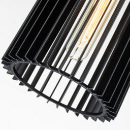 Luminosa Lighting Luminosa Kichler Linara Slim Pendant Ceiling Light Black & Natural Brass - thumbnail 2