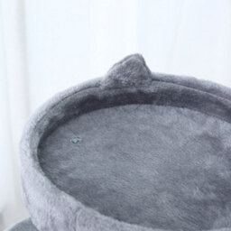 Pawhut 104Cm Cat Tree Condo Tower With Scratching Post Perch Ball, Grey - thumbnail 8