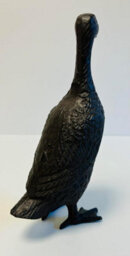 My Square Mile Vintage Cast Iron Duck Ornament Gift, Indoor Outdoor Garden Pond Statue 21Cm - thumbnail 4