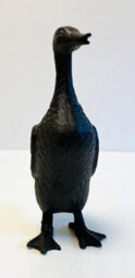 My Square Mile Vintage Cast Iron Duck Ornament Gift, Indoor Outdoor Garden Pond Statue 21Cm - thumbnail 2