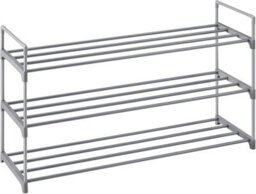 LEDREM 3-Tier Shoe Rack, Metal Storage Shelves Hold Up To 15 Pairs Of Shoes, For Living Room, Entryway, Hallway And Cloakroom - thumbnail 6