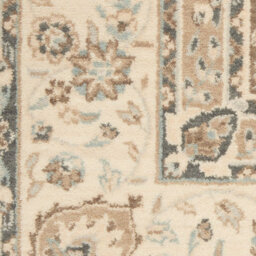 Grey Bordered Traditional Wool Rug For Living Room, Bedroom - 251Cm X 343Cm - thumbnail 4