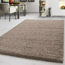 Prime Plus Extra Thick Heavy 5Cm Pile Soft Shaggy Rugs Modern Area Rugs Bedroom Hall Rugs (Light Beige, 160 X 230Cm) - thumbnail 3