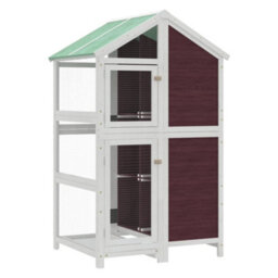 Walplus Bird House Mocha 97X81X152 Cm Solid Wood Pine - thumbnail 2