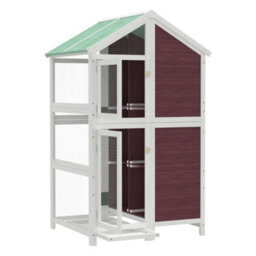 Walplus Bird House Mocha 97X81X152 Cm Solid Wood Pine - thumbnail 4