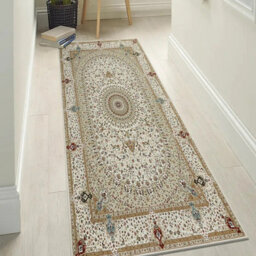 Ameha Turkish Willow Beige Cashmere  Rugs Non Slip Area Rug Living Room Bedroom Large Mats 80 X 150 Cm - thumbnail 7