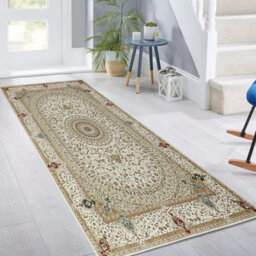 Ameha Turkish Willow Beige Cashmere  Rugs Non Slip Area Rug Living Room Bedroom Large Mats 80 X 150 Cm - thumbnail 6