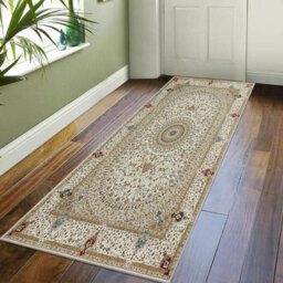Ameha Turkish Willow Beige Cashmere  Rugs Non Slip Area Rug Living Room Bedroom Large Mats 80 X 150 Cm - thumbnail 5