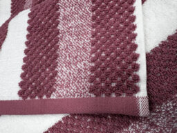 Gc Gaveno Cavailia Stripe Bath Sheets 90X140 Towels Pink Set Of 2 Fast Drying & Water Absorbent Hotel Quality Cotton Towels Set - thumbnail 4