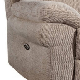 Furniture Instore Tanya Beige Fabric Electric Recliner 2 Seater Sofa - thumbnail 5