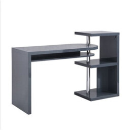 Furniture in Fashion Sydney High Gloss Rotating Home And Office Laptop Desk In Grey - thumbnail 4