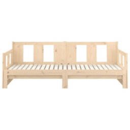 Walplus Pull-Out Day Bed Without Mattress Solid Wood Pine 2X80X200 Cm - thumbnail 8