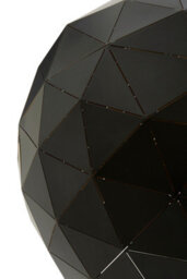 Orsina Large Black And Copper Pendant Light, Modern Geometric Pendant Ceiling Lamp, Black Metal Pendant Light - thumbnail 5