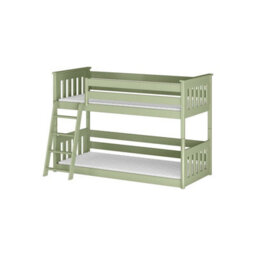 Arte Wooden Bunk Bed Kevin In Olive 90X190Cm - Space-Saving Practicality In Natural Tones