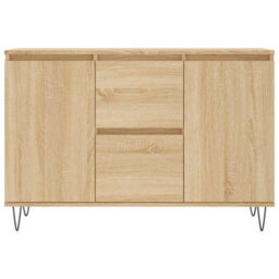 Vidaxl Sideboard Sonoma Oak 101.5X35X70 Cm Engineered Wood - thumbnail 5