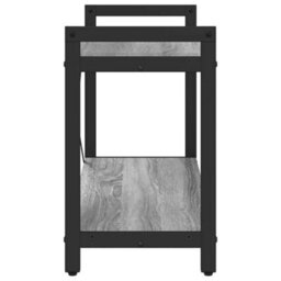 Berkfield Bookcase Grey Sonoma 80 X 30 X 48.5 Cm Engineered Wood - thumbnail 6