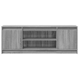 Walplus Tv Cabinet With Led Grey Sonoma 139.5X34X50 Cm Engineered Wood - thumbnail 6