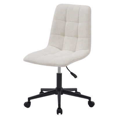 Nordlys Beige Fabric Adjustable Office Chair Modern Design Style Bedroom - image 1