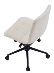 Nordlys Beige Fabric Adjustable Office Chair Modern Design Style Bedroom - thumbnail 7