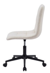 Nordlys Beige Fabric Adjustable Office Chair Modern Design Style Bedroom - thumbnail 8