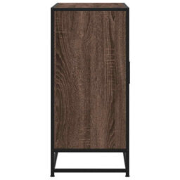 Berkfield Sideboard Brown Oak 68X35X76 Cm Engineered Wood And Metal - thumbnail 6
