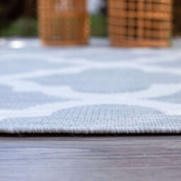The Rugs Ecology Collection Outdoor Rugs In Grey 400G - thumbnail 4