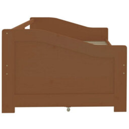 Berkfield 3-Seater Day Bed With Drawers Honey Brown Solid Pinewood 90X200 Cm - thumbnail 6