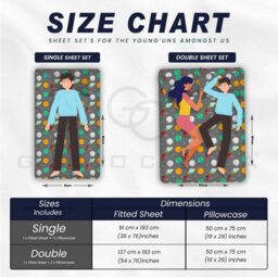 Gc Gaveno Cavailia Printed Kids Space Navy Fitted Sheet Single Bed Luxury Galaxy Bed Set For Childrens - thumbnail 3