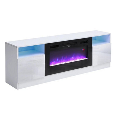 178Cm White Tv Stand Unit Cabinet - image 1