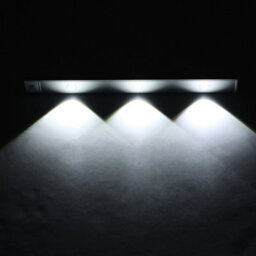 Thehotsale 1W Smart Sensor Wardrobe Cabinet Light Rechargable Led Motion Sensor Light Tri Tone Temperature 400mm  L - thumbnail 4