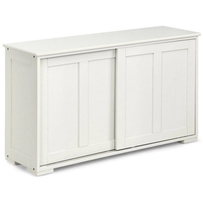 Freestanding Kitchen Storage Cabinet Floor Storage Cabinet-White - image 1